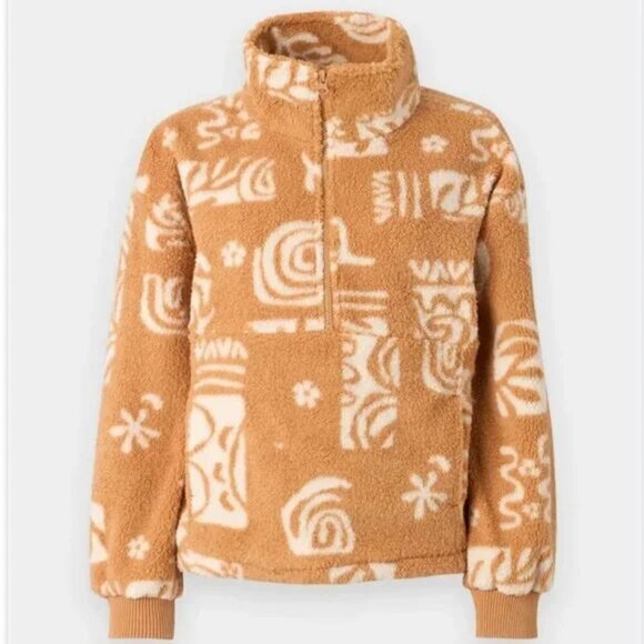 Billabong Time Off Half-Zip Fleece Pullover - Shoreline - Size L NWT - Picture 1 of 6